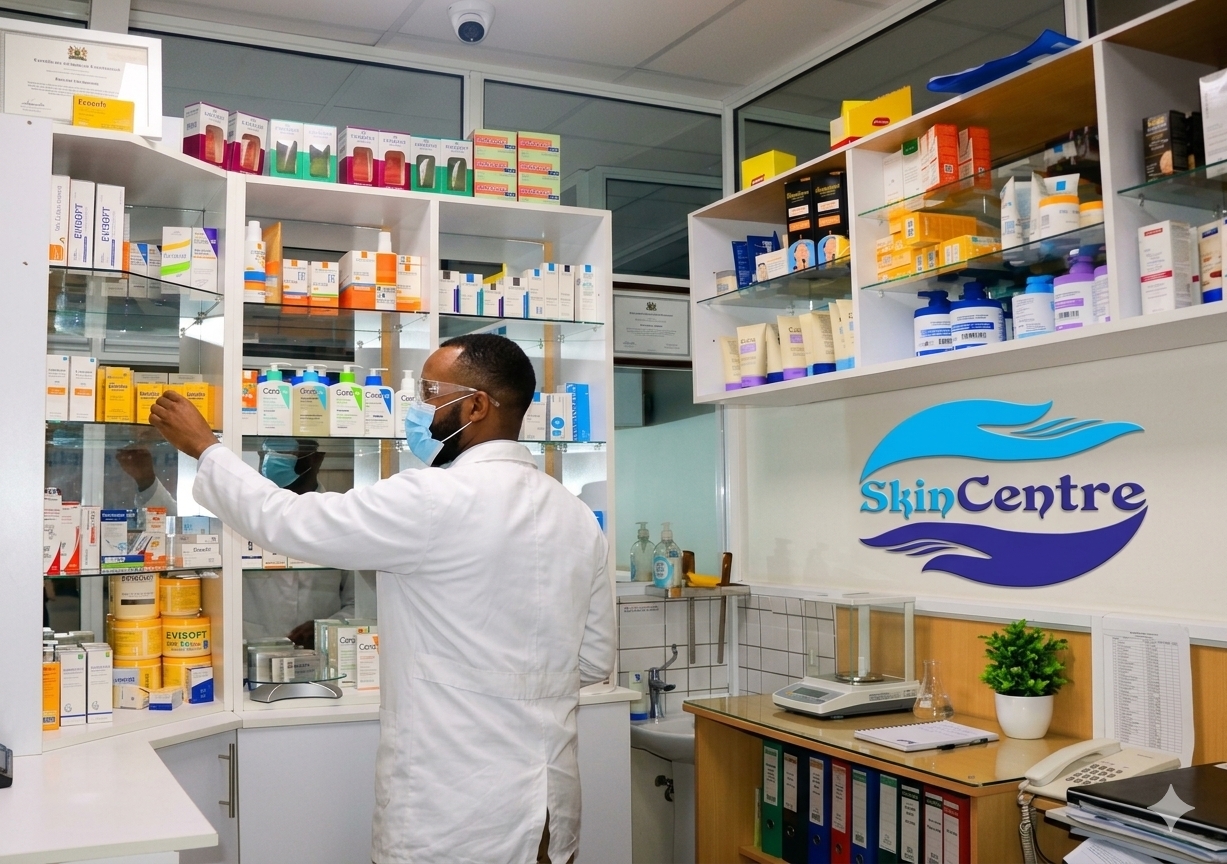 Pharmacy services at Nairobi Skin Centre